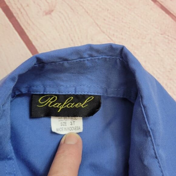 Rafael longsleeve dress shirt 3T - Picture 3 of 3